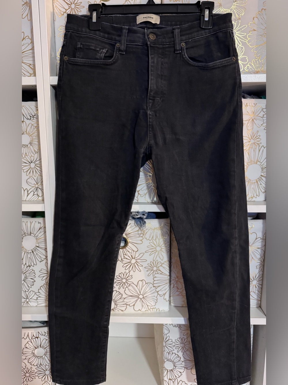 baldwin Black Slim Stretch Jeans